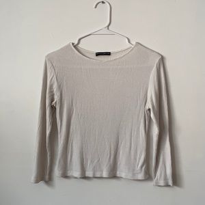 Ribbed 3/4 sleeved Brandy Melville top